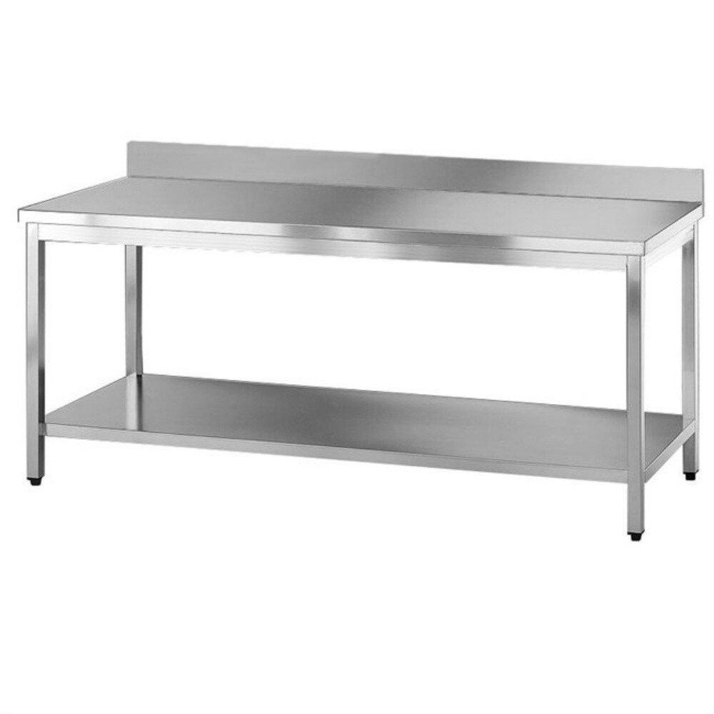 SS Table with Bottom shelf - 4