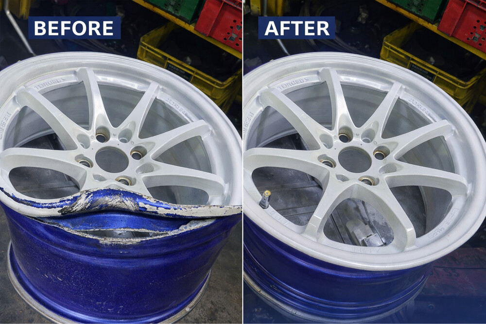 rim repair & rim paint &alignment - 1