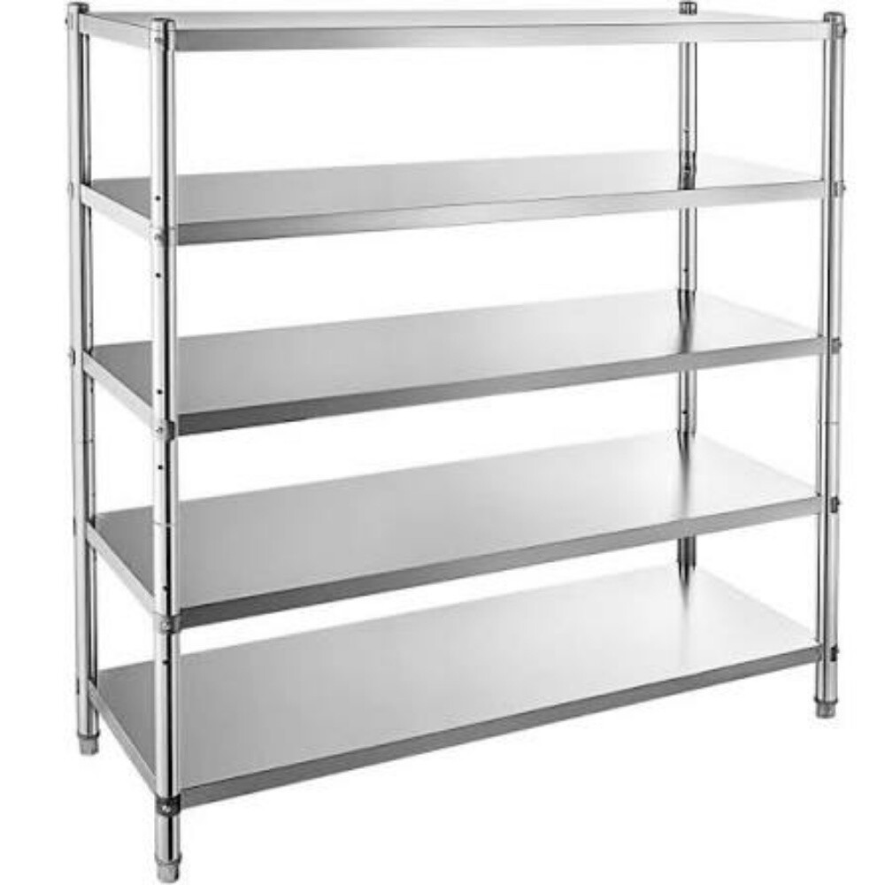 SS Stand with shelves per metre - 2