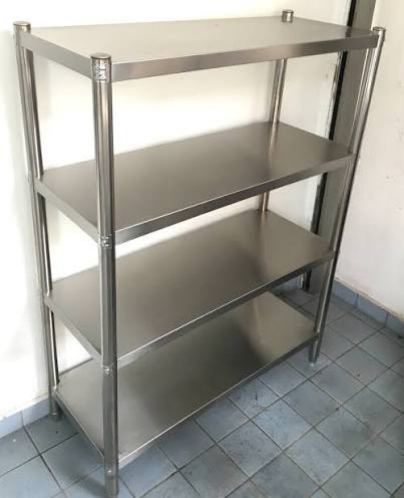 SS Stand with shelves per metre - 3