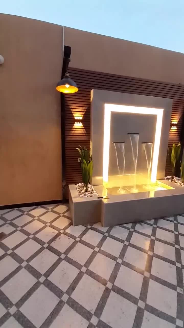 تصميم وتنفيذ الشلالات والنوافير  - 1
