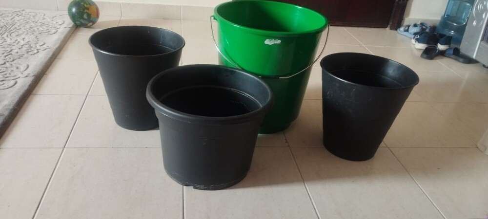 dust bin and 3 bucket - 4