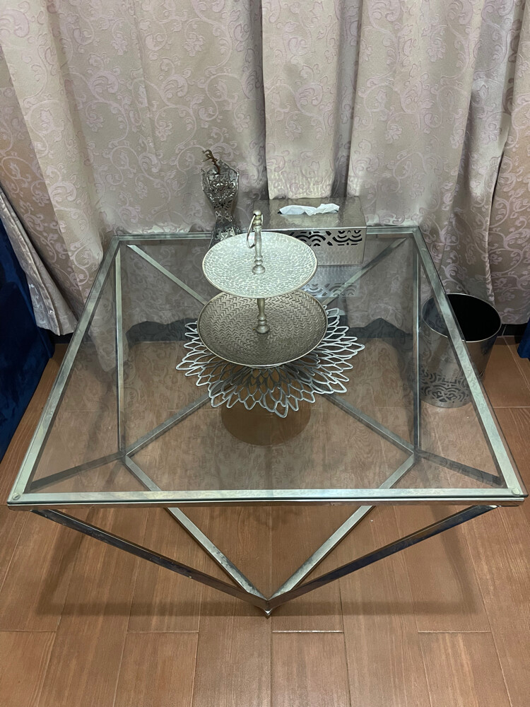 طاولة زجاج ٣ قطع - 4