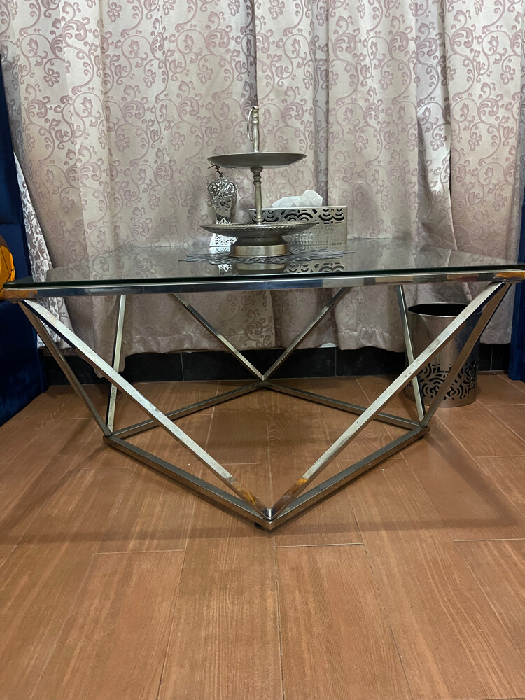 طاولة زجاج ٣ قطع - 1
