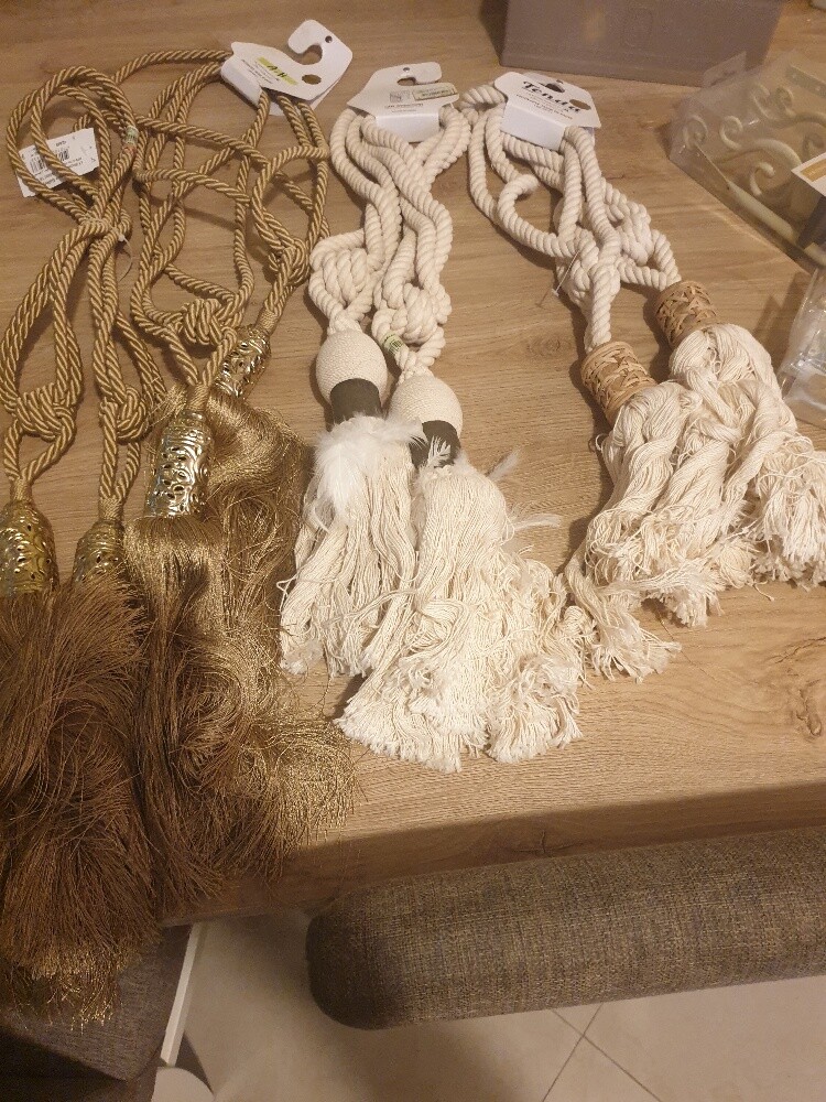 حبال ستائر مع حامل الستائر جديده - 4