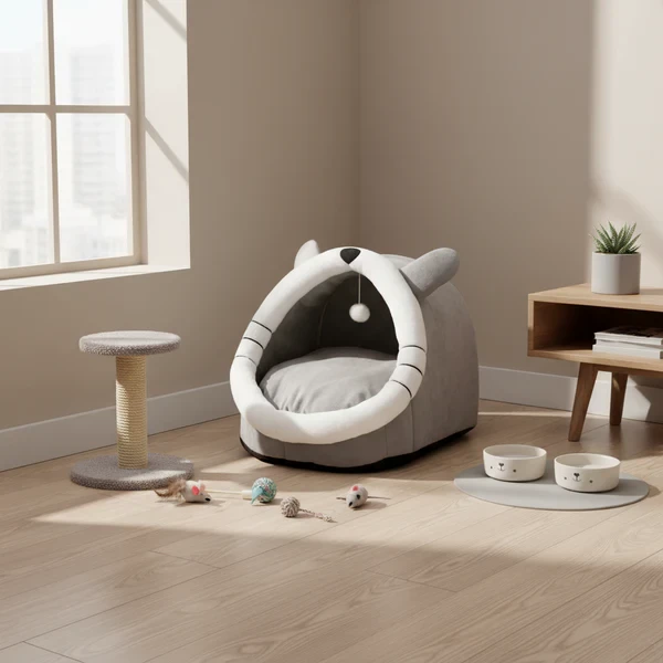 Cat Cave Bed - 4