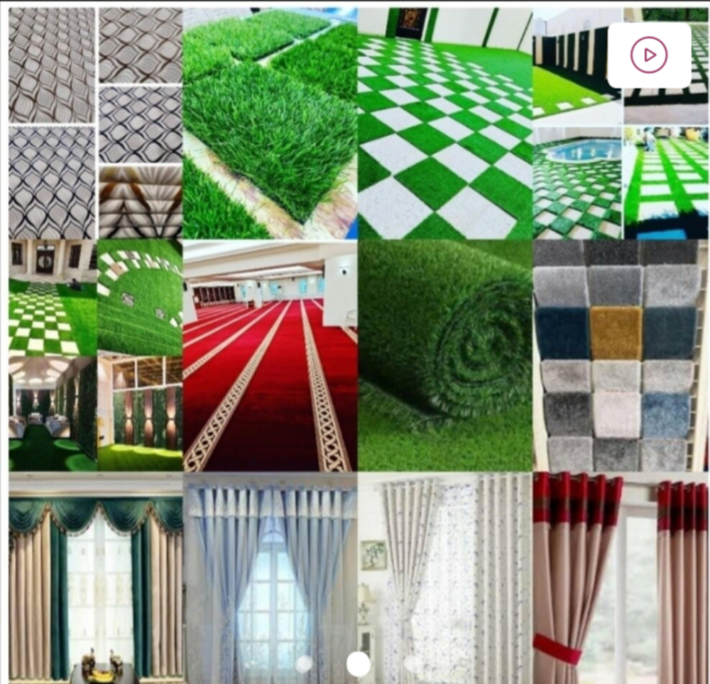 carpet wallpaper curtain fixing - 11