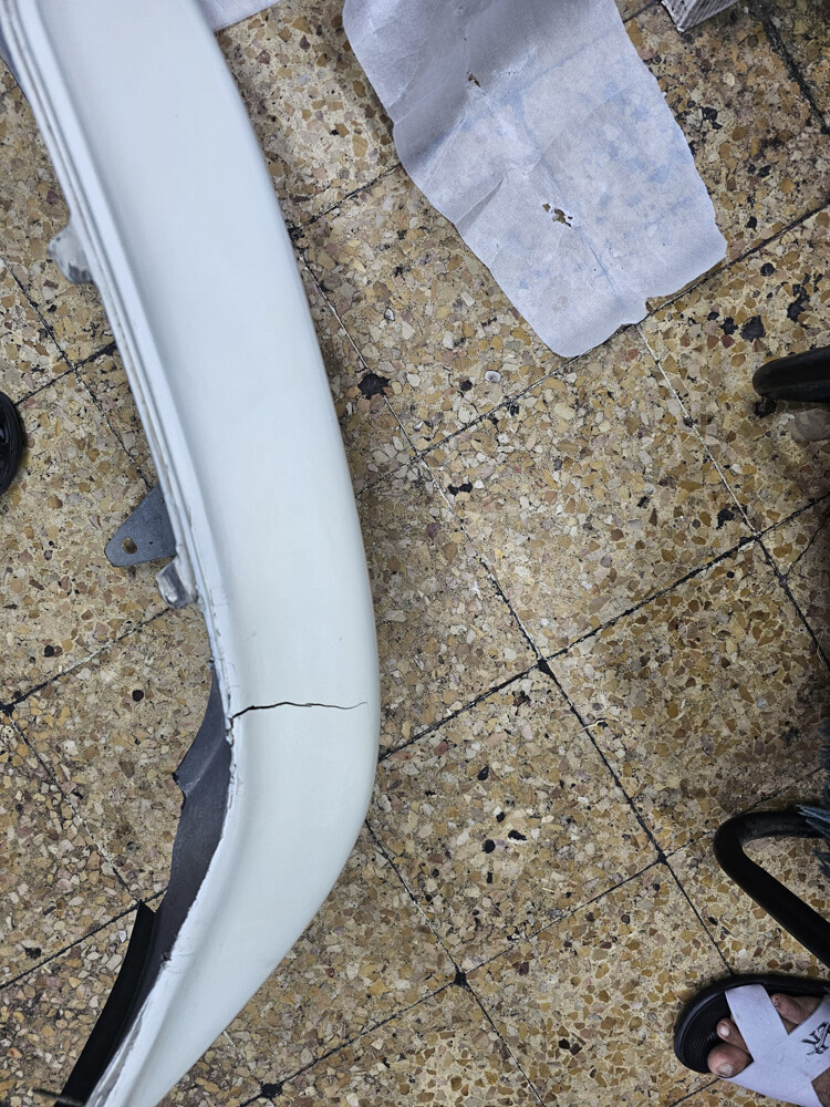 Front and Rear Pearl White Bumper - 3