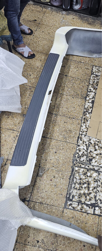 Front and Rear Pearl White Bumper - 2