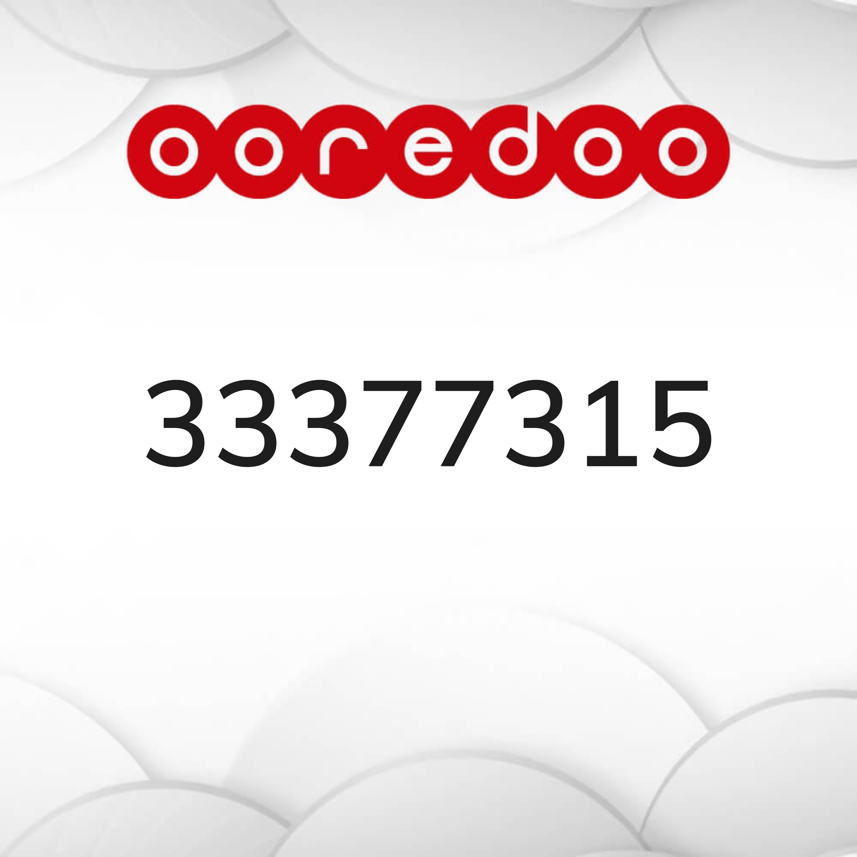 Special Ooredoo number sales  - 2