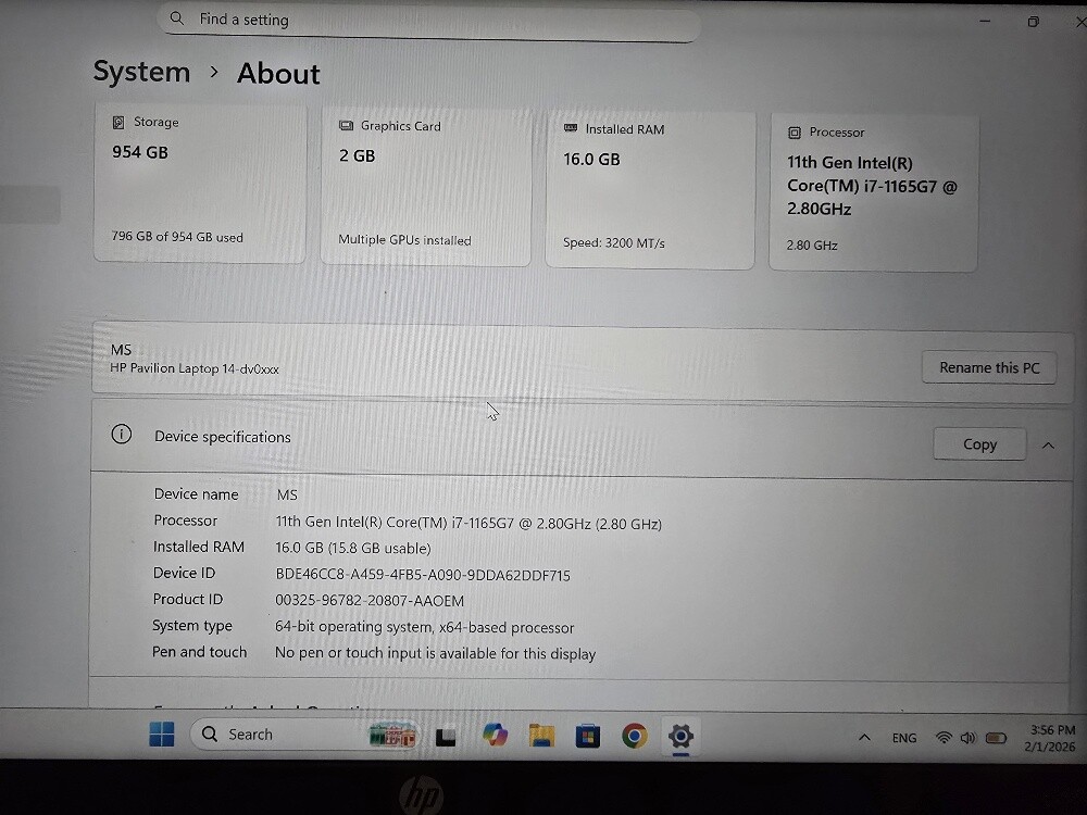 HP Pavilion 14-dv0001ne - 3