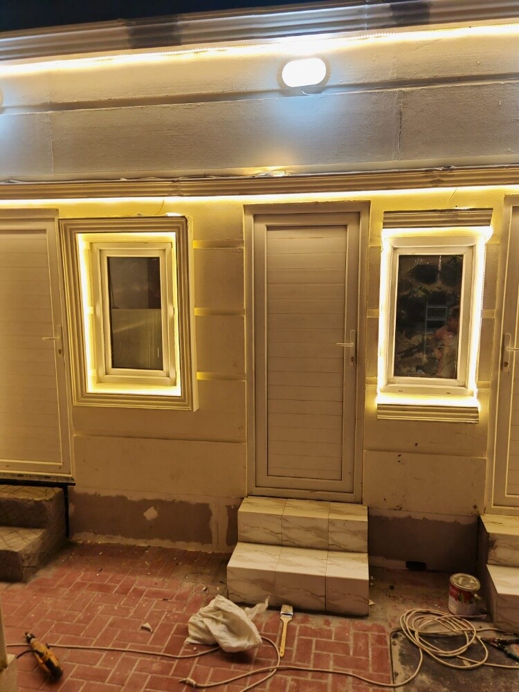 Modern exterior finish, stone alt - 1