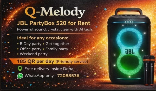 JBL PartyBox520 for Rent - 1