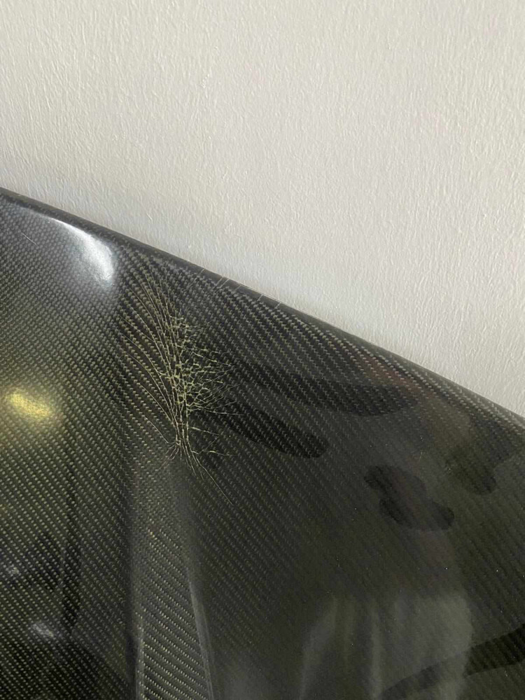 Original carbon fiber hood - 6