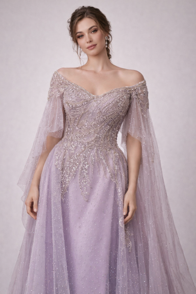 purple dress - 1