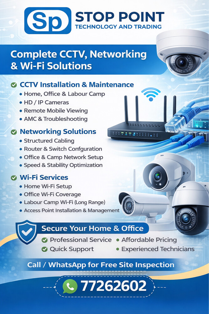 CCTV ,Wi-Fi & network service - 1