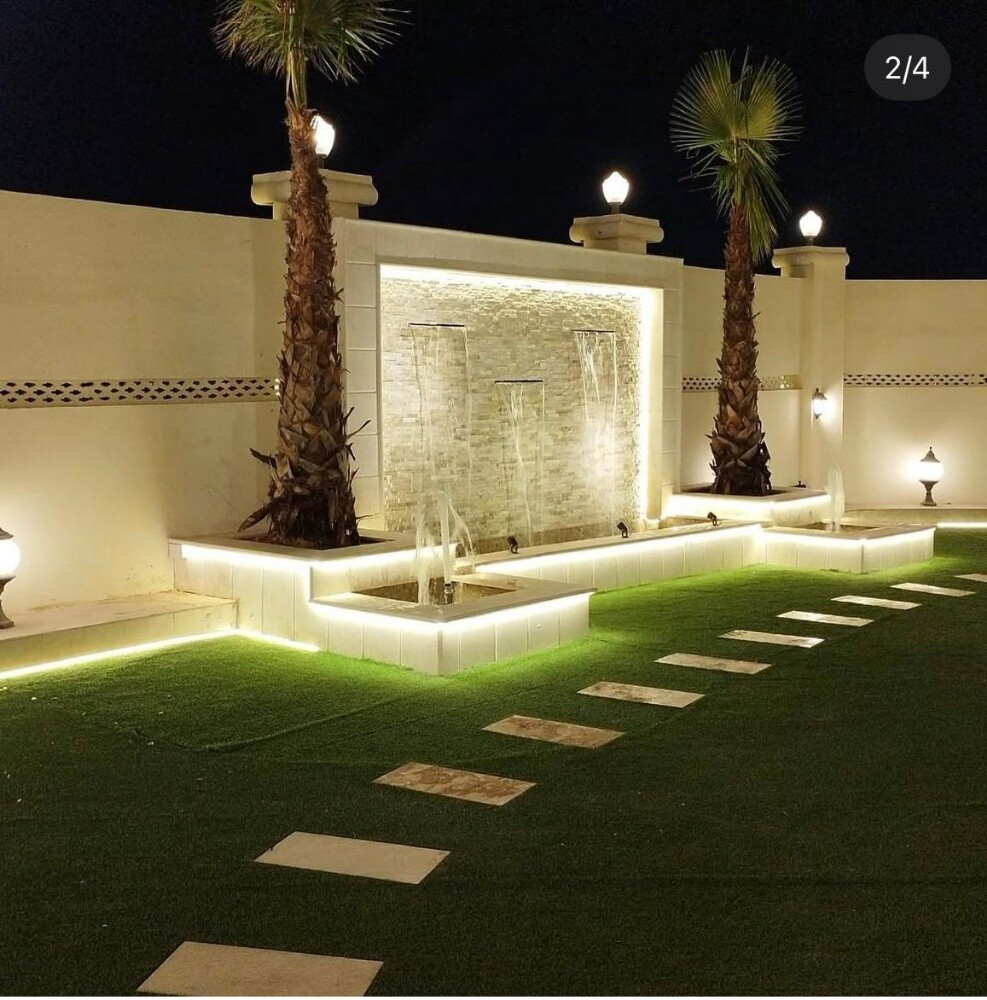 ديكورات حدائق شلالات ونوافير - 2