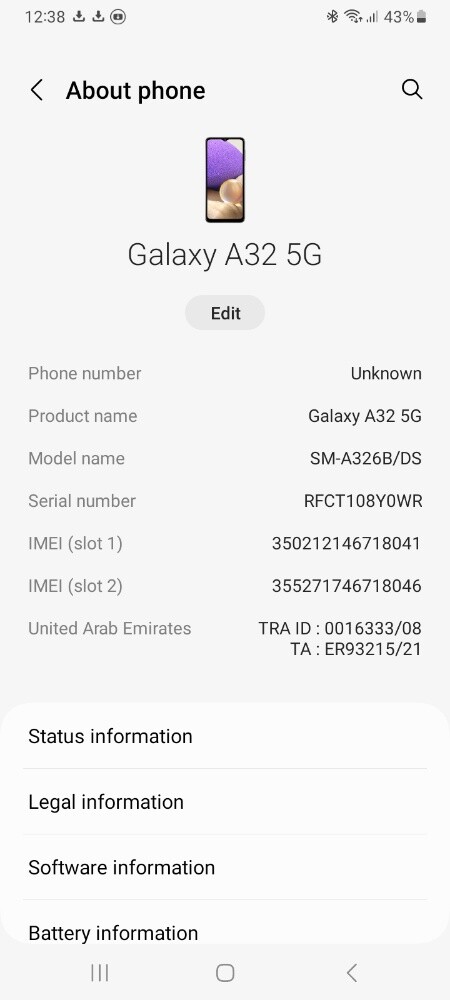 samsung A32 5g - 1
