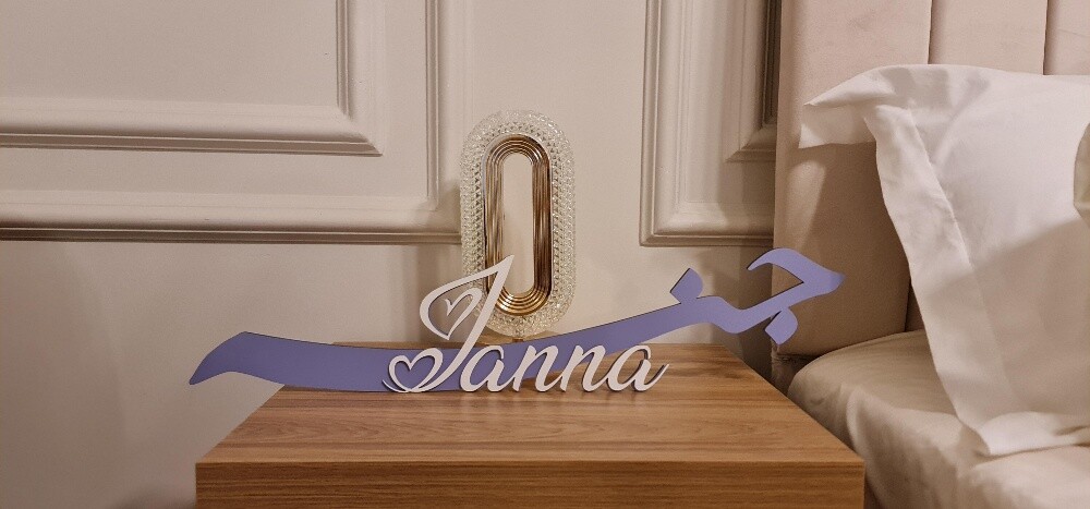 customized 3D stand names - 2