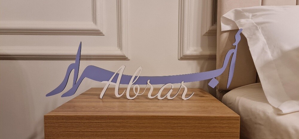 customized 3D stand names - 1