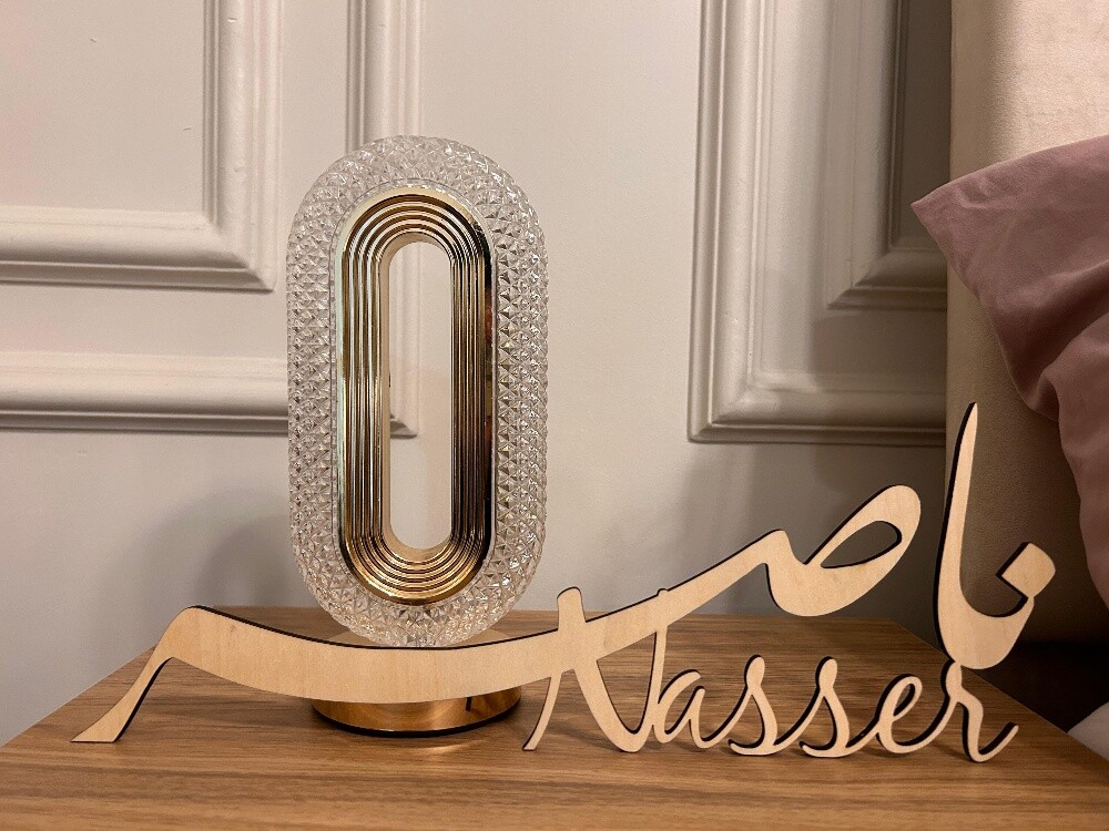 customized 3D stand names - 4