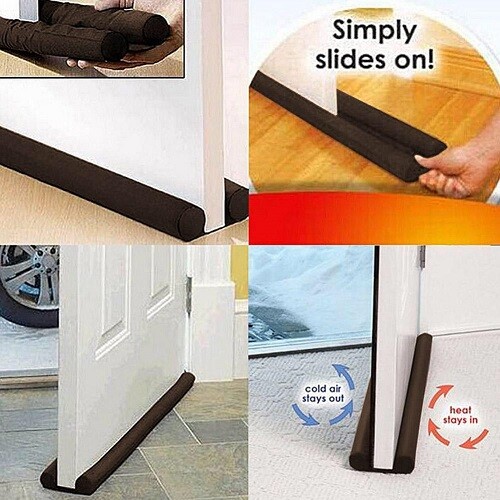 Double-Sided Door Draft Stopper - 1