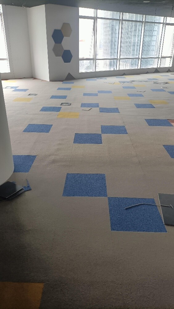 office tiles carpet - 3