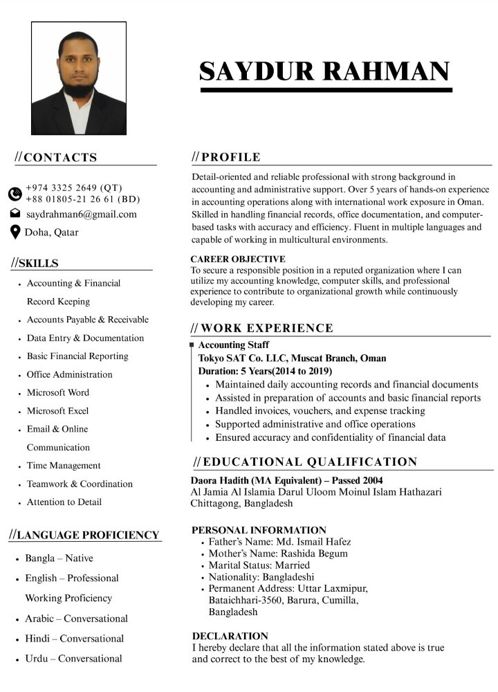 Saydur Rahman - 1