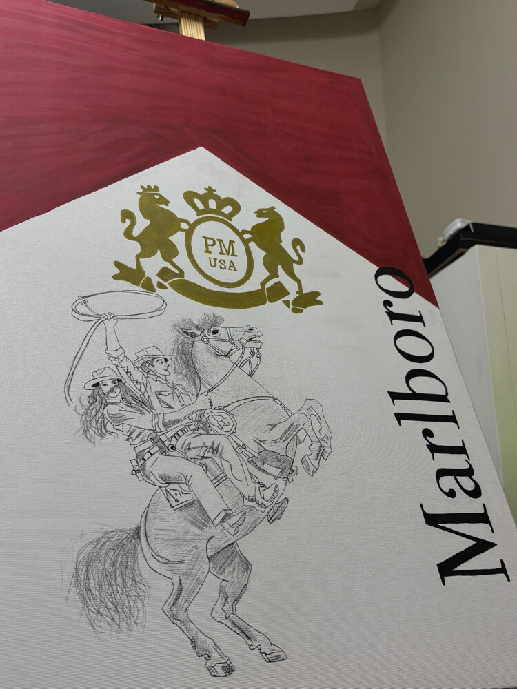 Marlboro painting - 1