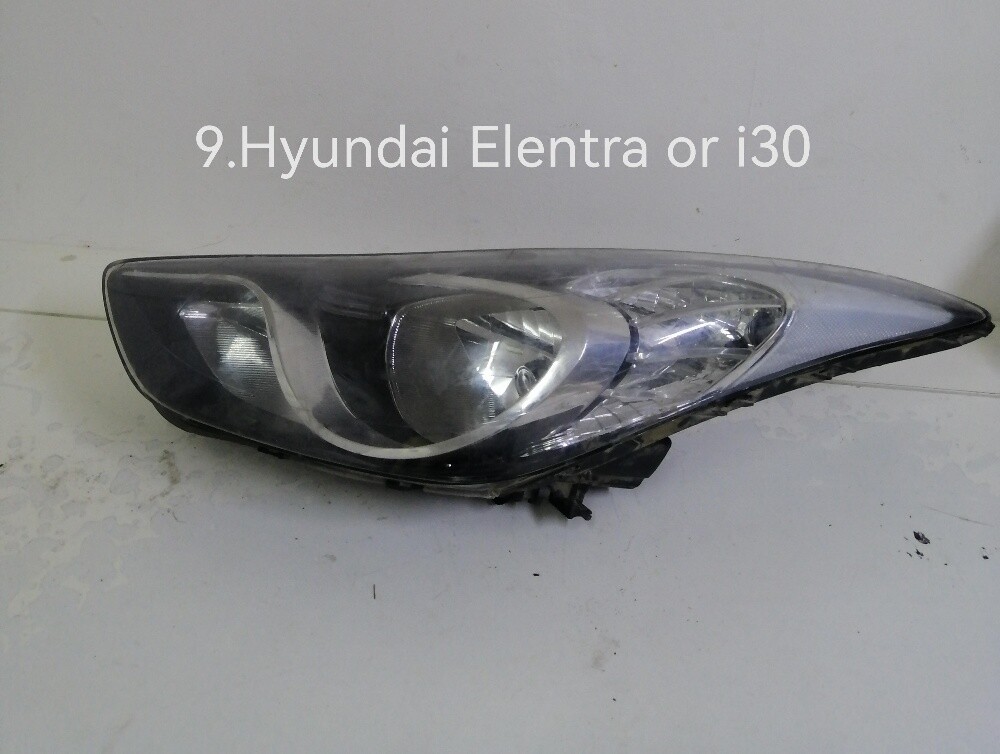 9 different types of headlights - 9