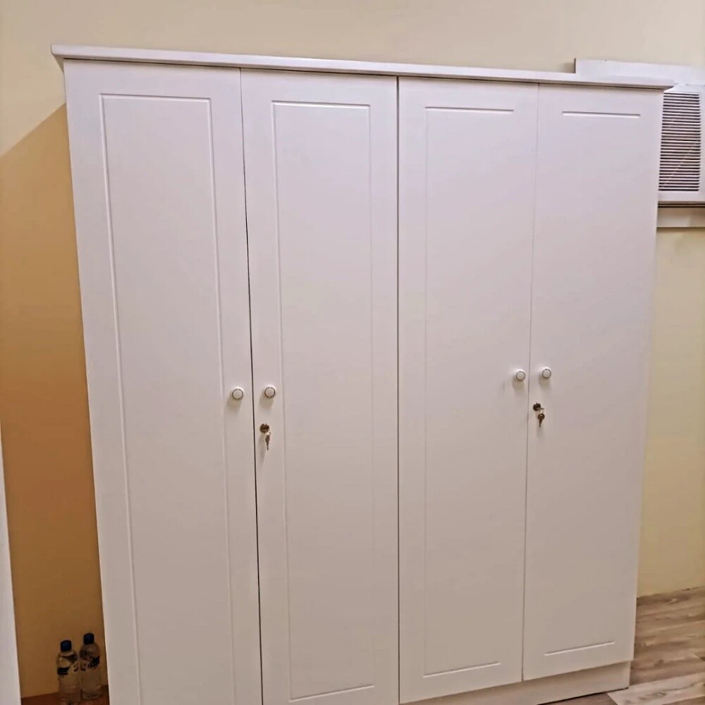 Bed, mattress, and wardrobe - 1