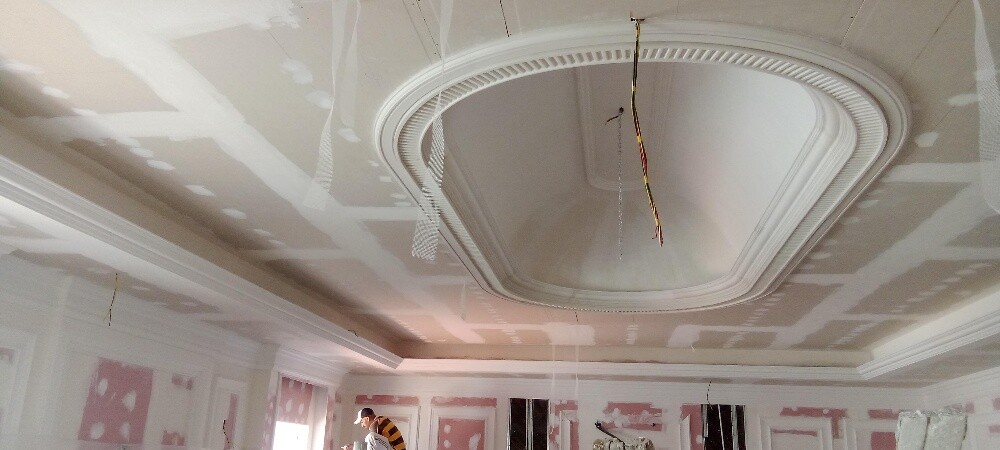 gypsum work and repair - 2