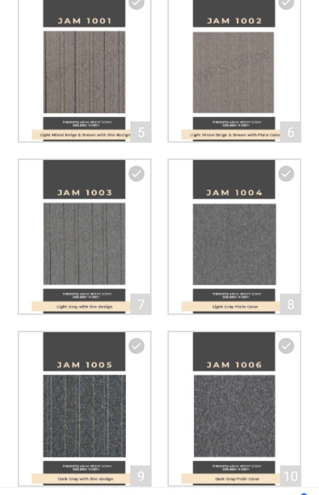 office tiles carpet - 1
