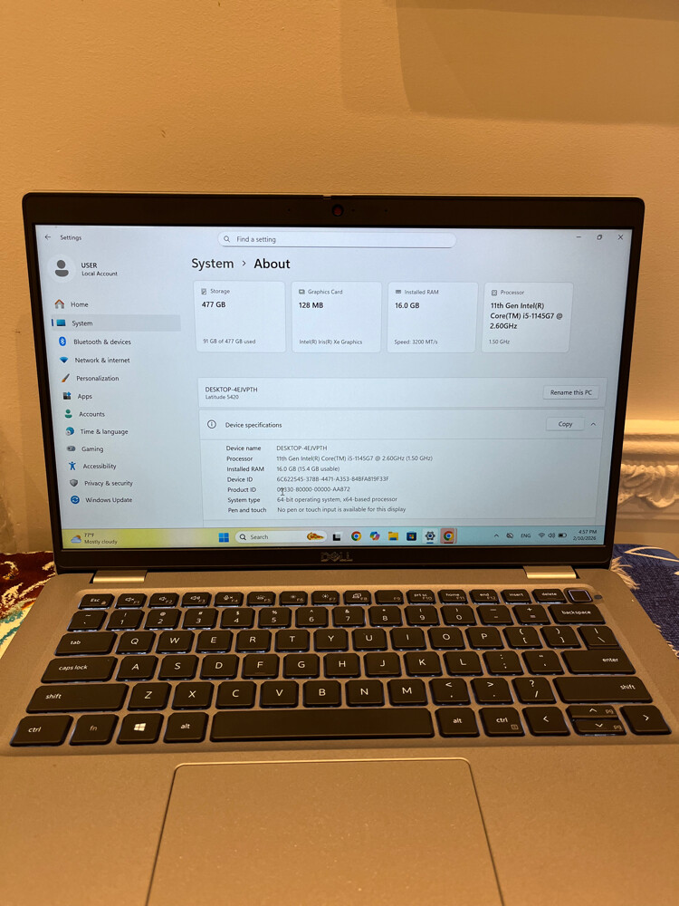 Dell laptop - 4
