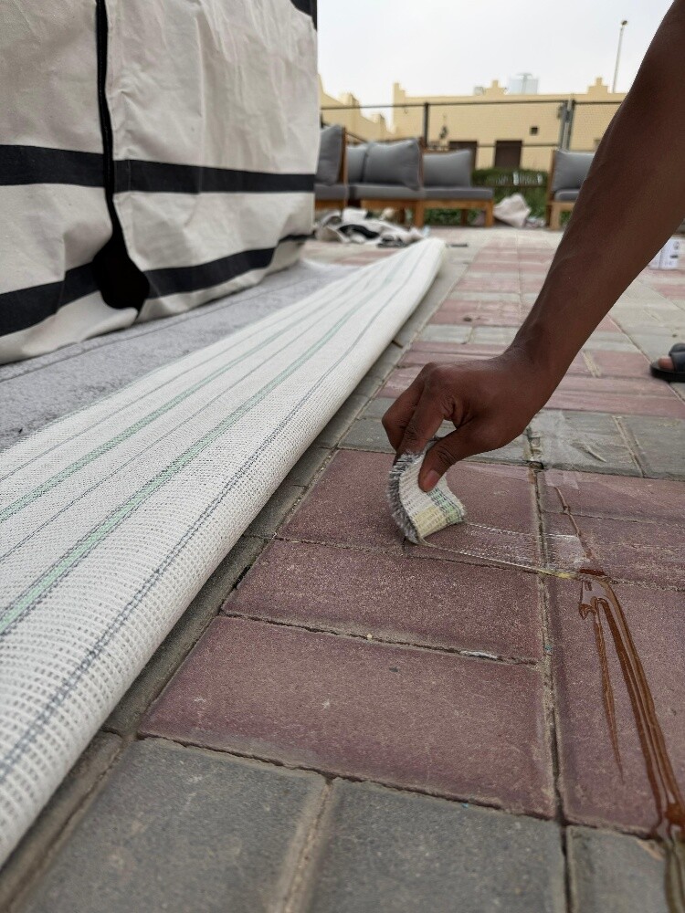 Outdoor Carfet flooring. - 7