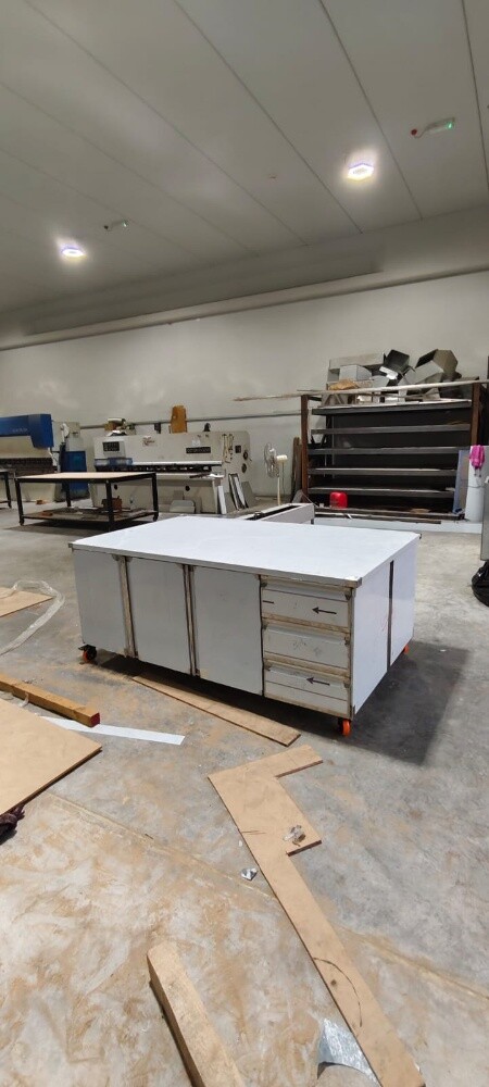 SS Base Cabinet with 3 drawers - 1