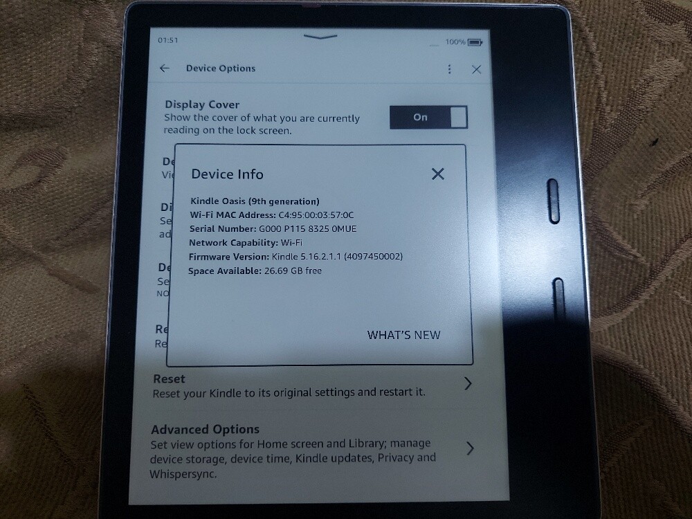 amazon oasis 32 gb 9th gen. - 3