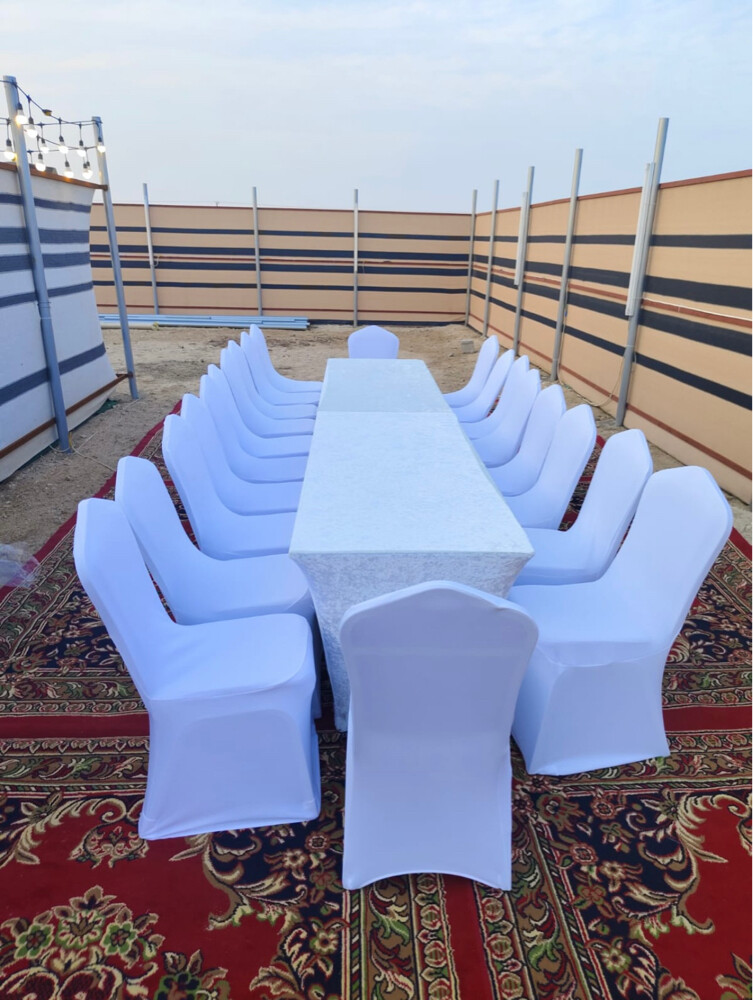 كراسي طاولات ضيافه تغطيه سجاد - 1