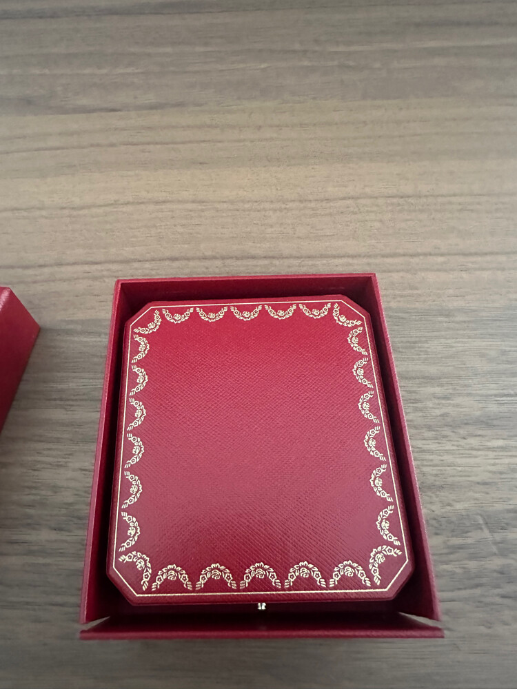 Cartier cuffinks silver blue - 3