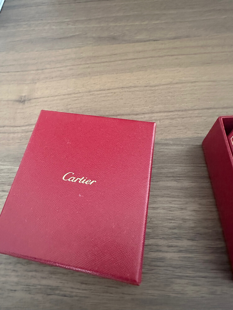 Cartier cuffinks silver blue - 5
