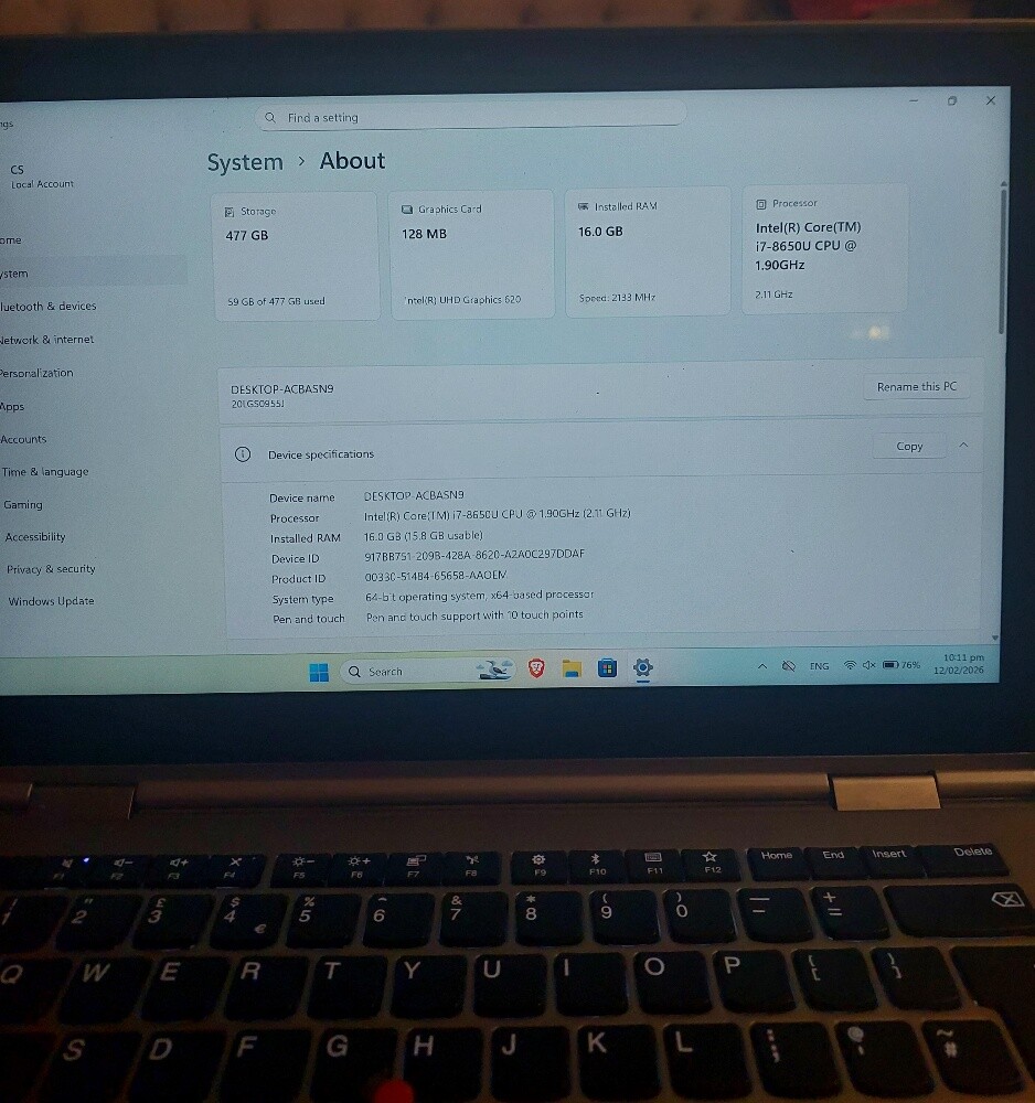 Lenovo X1 yoga thinkpad (Urgent) - 3