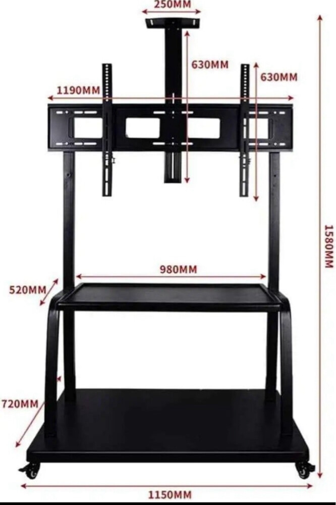 Television Stand With wheels - 2