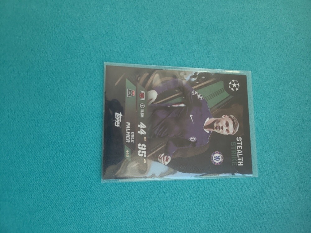 Cole Palmer black football card - 6
