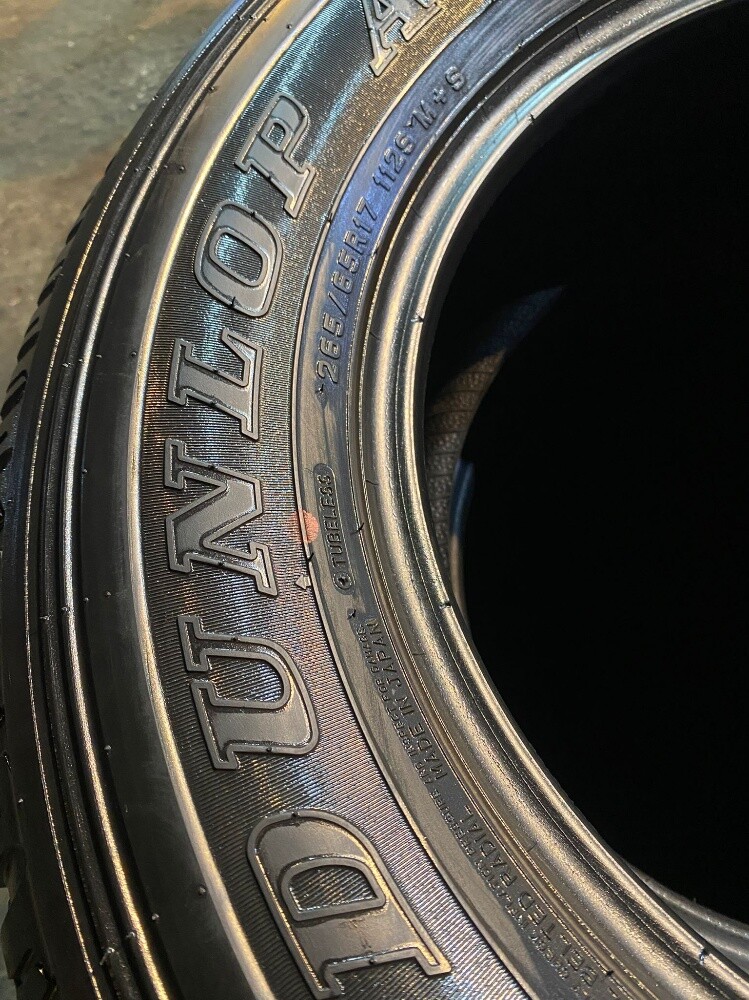 265/65/17" Dunlop brand - 5