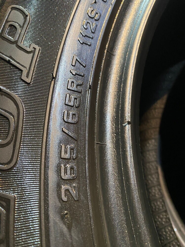 265/65/17" Dunlop brand - 6