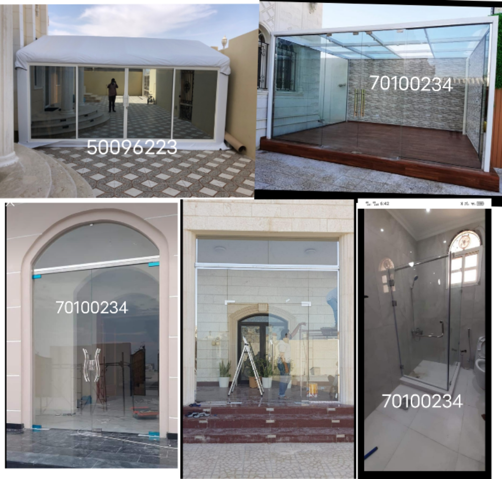 GLASS ALUMINUM UPVC WORK - 1
