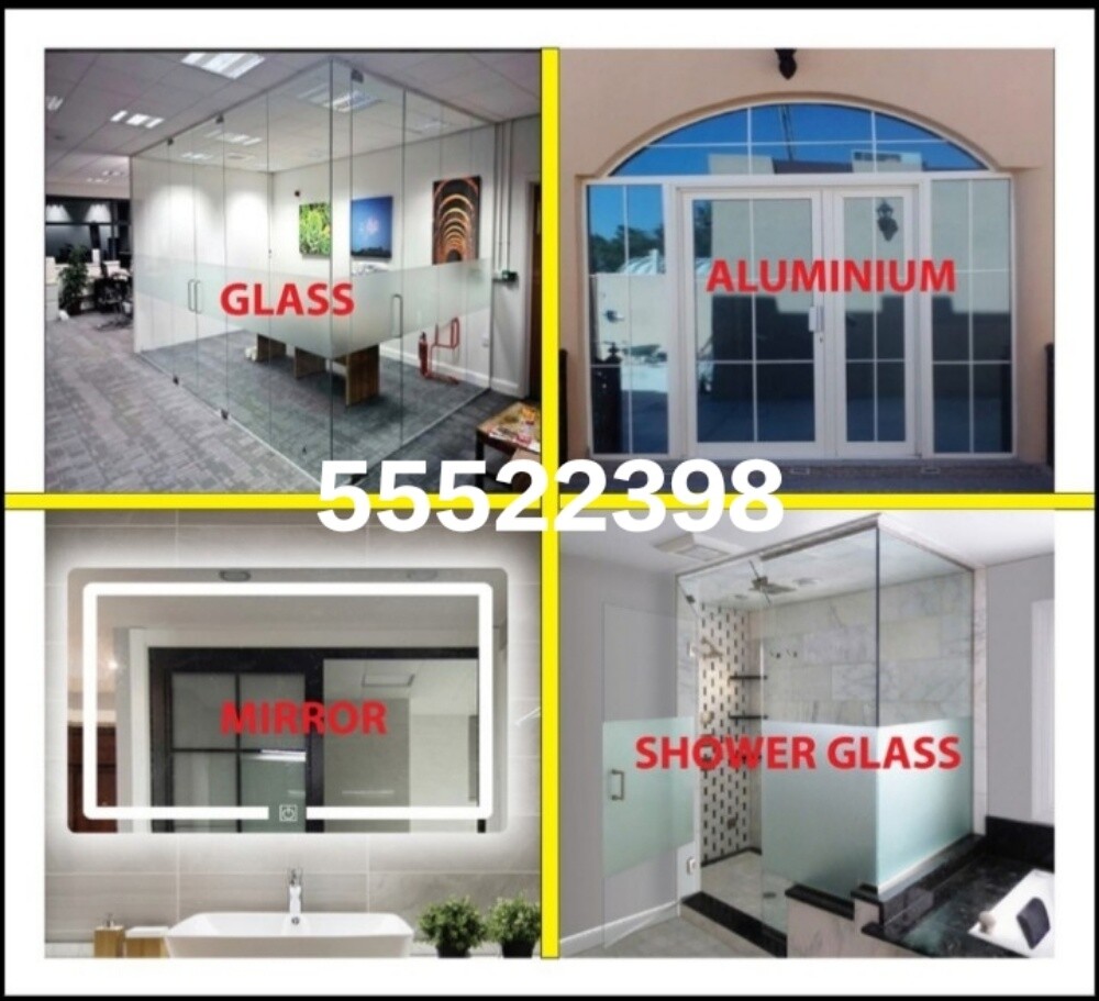 GLASS ALUMINUM UPVC WORK - 4