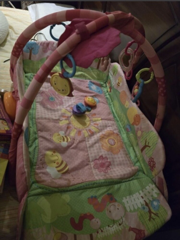 Baby play Mat with hanging toys - 2