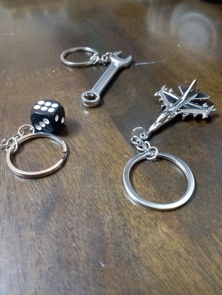 Metallic Miniature Keychains - 2