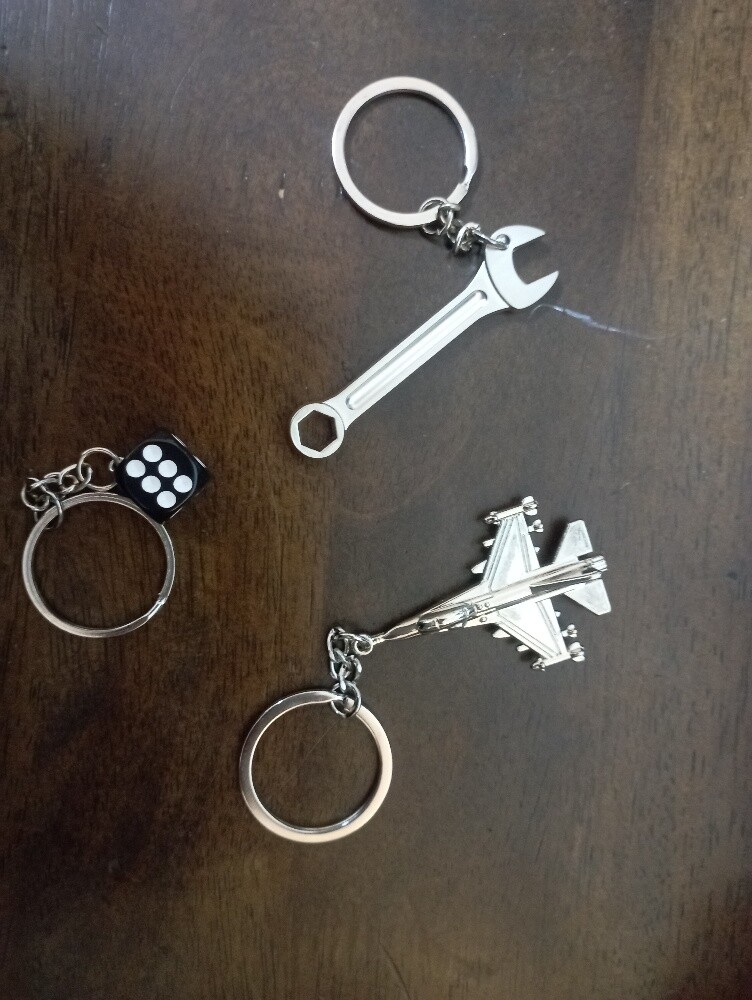 Metallic Miniature Keychains - 1